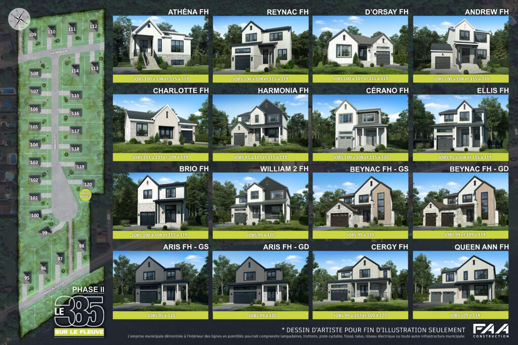 Le 385 sur le fleuve AFFICHE VENTE LE 385 SUR LE FLEUVE PHASE II rues MarleneDionne 1024x683 - Le 385 sur le fleuve