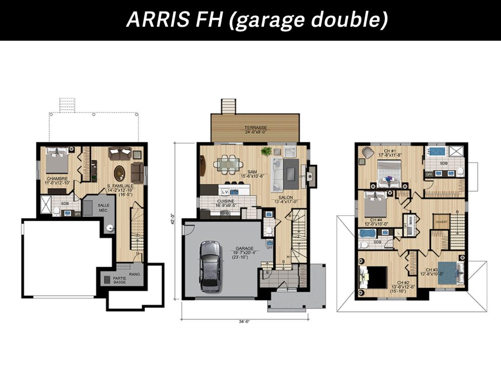 ARIS FH GARAGE double plan 990x765 - Le 385 sur le fleuve