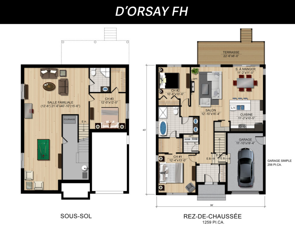 D Orsay FH plancher 990x765 - Le 385 sur le Fleuve